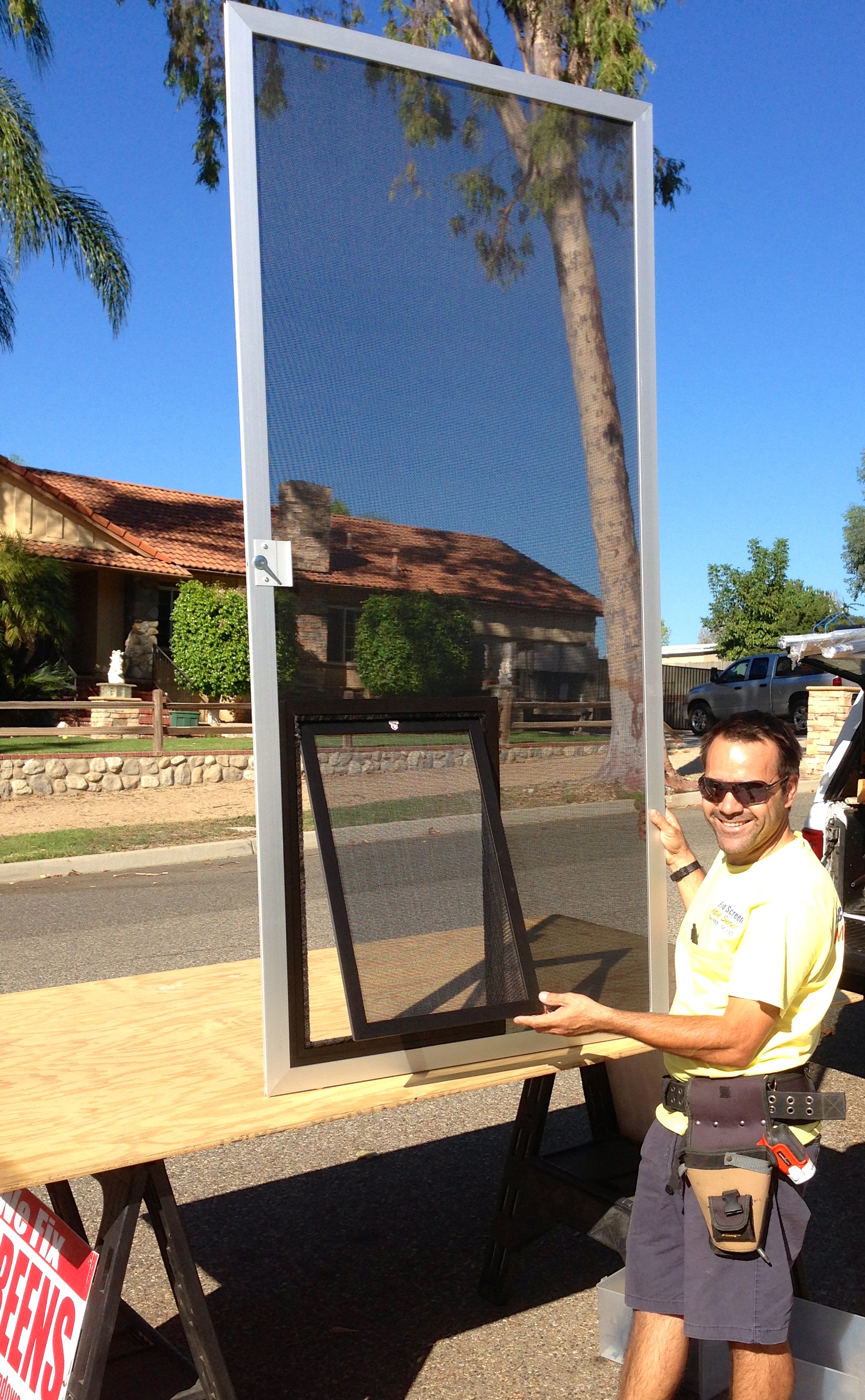 how to install screen door rollers